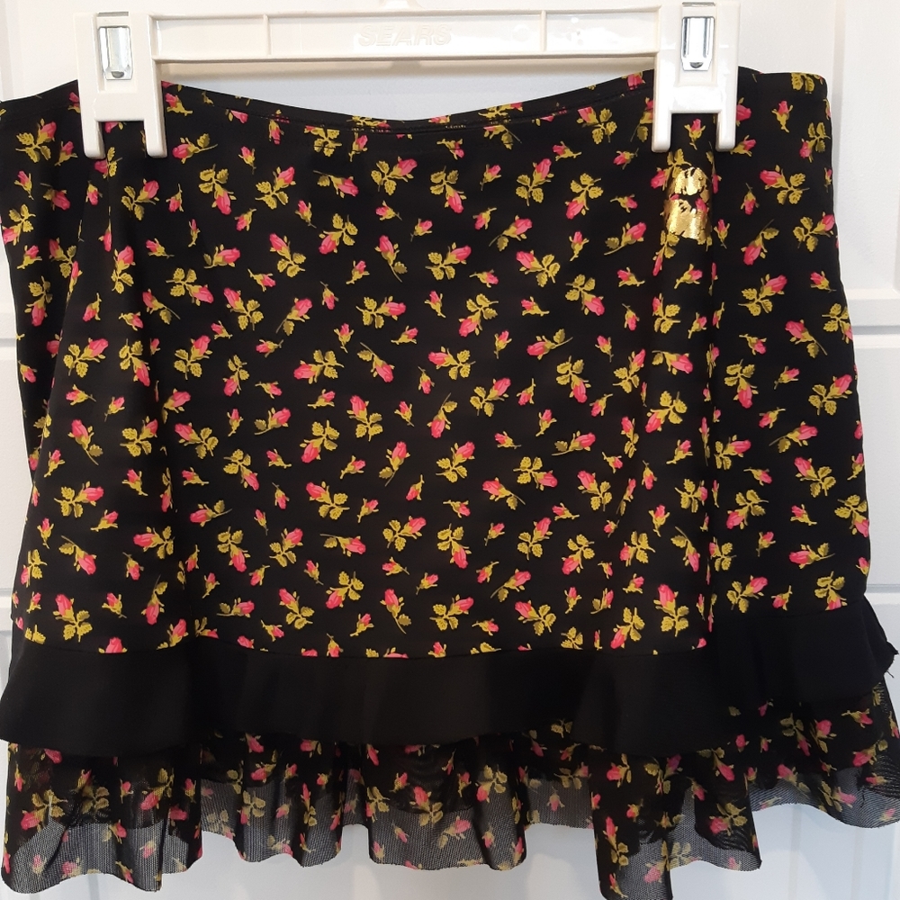 Betsey Johnson Flirty Swim Skirt with Ruffles - Picture 2 of 4
